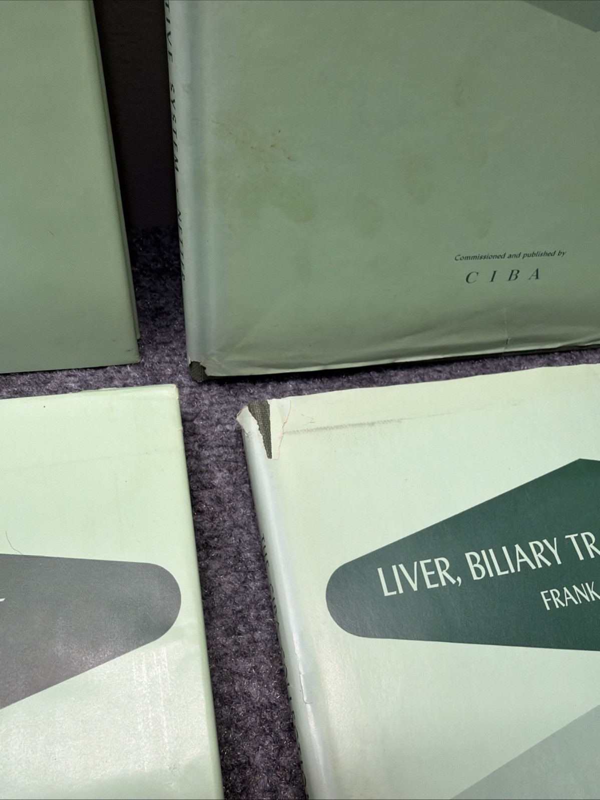 The CIBA Collection of Medical Illustrations 6 Book Lot Hardcover W/ Dust Jacket