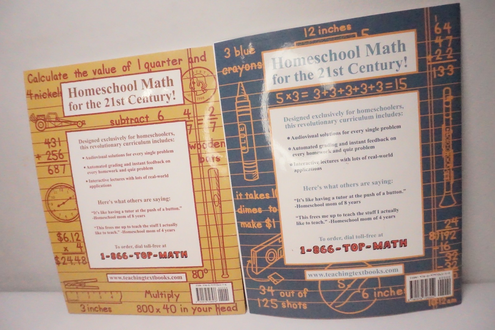 Teaching Textbooks MATH 4 Math 5 Math 6 and 7 Books and CD-ROM SET