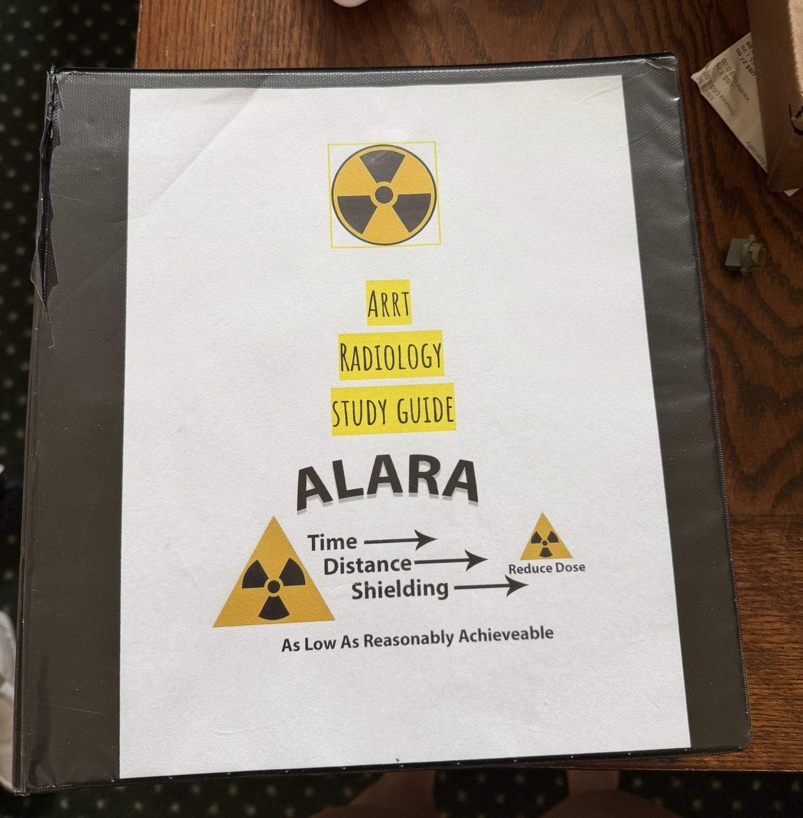 Rad Crafty Girl ARRT Radiology Study Guide ALARA 2022 Ring/Wire Bound Exam Prep