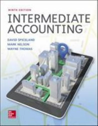 Intermediate Accounting – hardcover, 9781259722660, David Spiceland, new