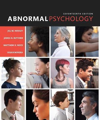 Abnormal Psychology (17th Edition) – Hardcover, by Hooley Jill M