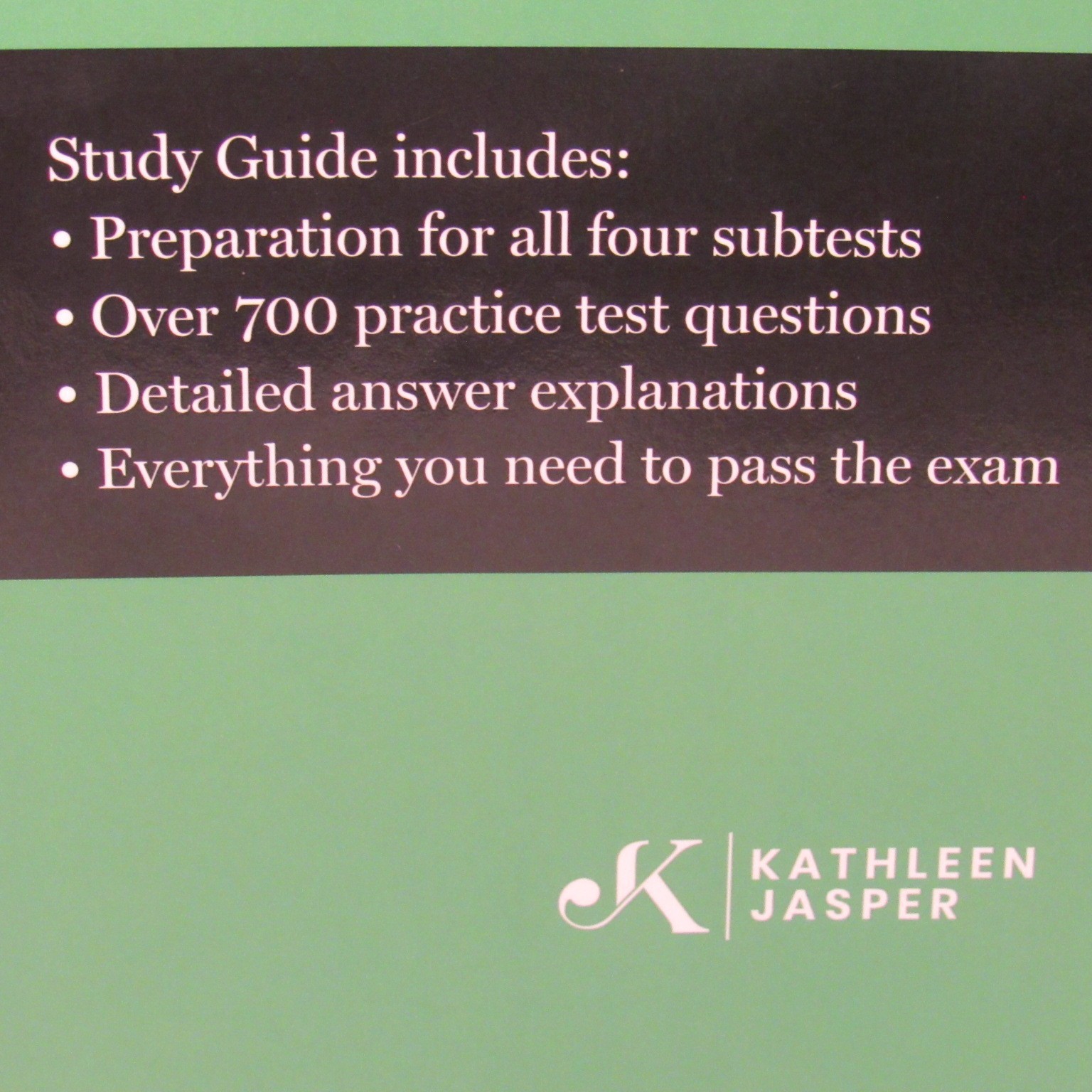 Kathleen Jasper PRAXIS ELEMENTARY EDUCATION 7001 (PB 2026) Teaching Reading…