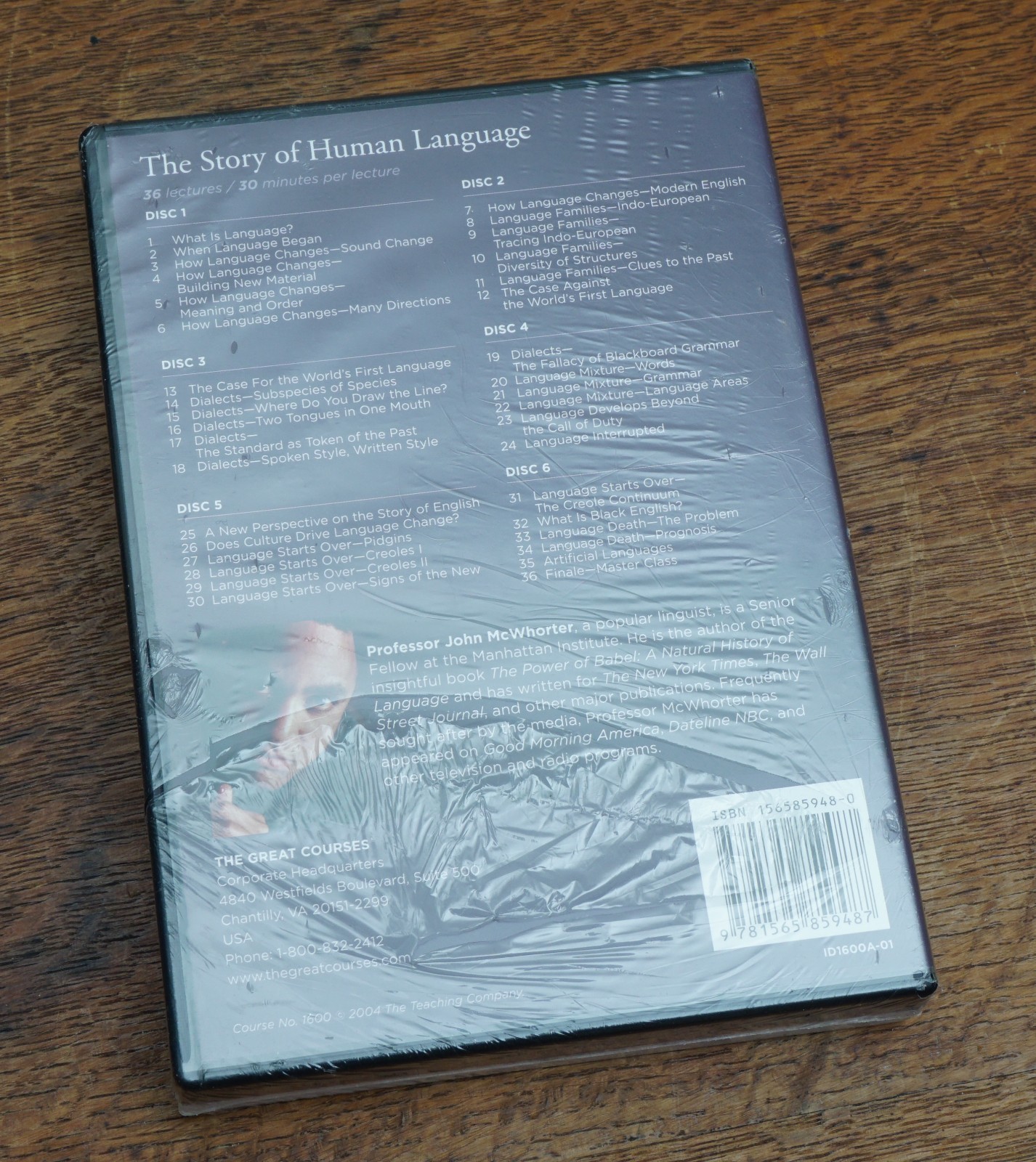 The Story of Human Language ~ The Great Courses, 6 Disc Set & Guidebook