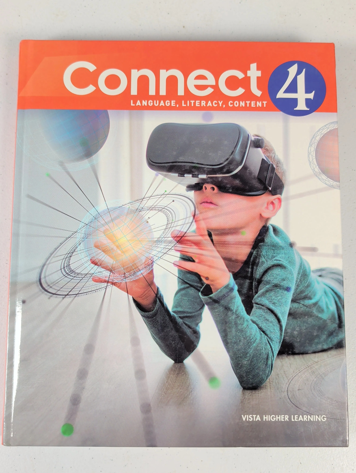 Connect 4 Language Literacy Content Vista Higher Learning Textbook Hardcover