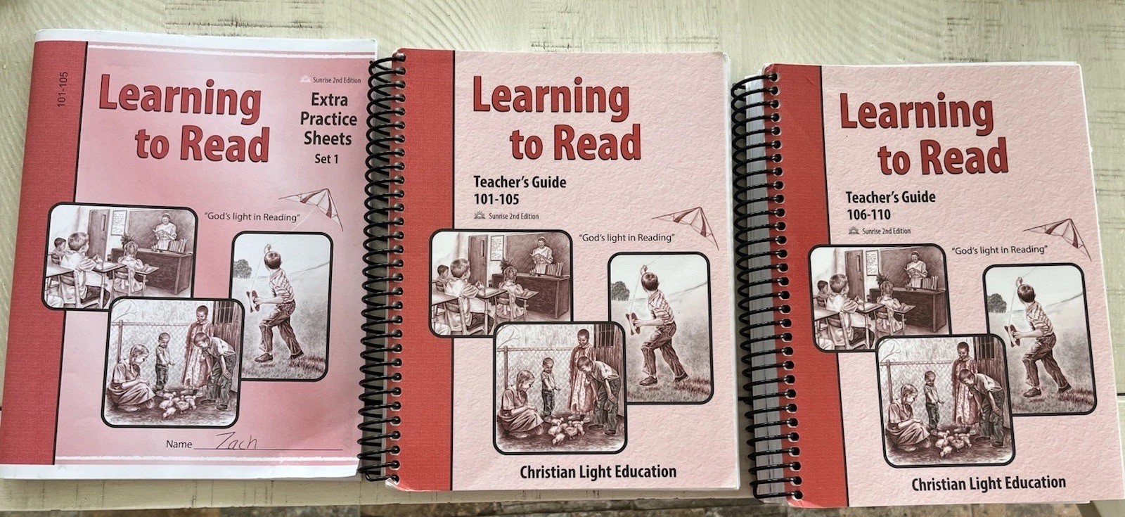 Christian Light Learning to Read manuals
