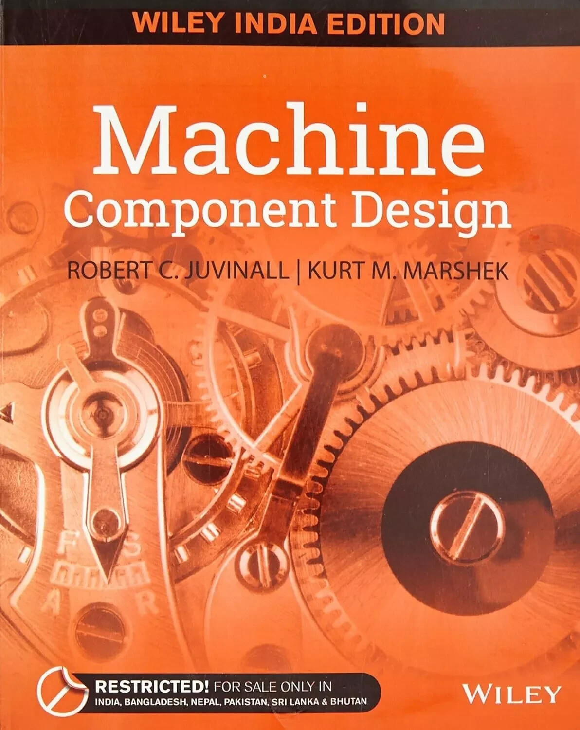 Machine Component Design by Robert C. Juvinal 5th INTL ED – FREE SHIP FROM USA