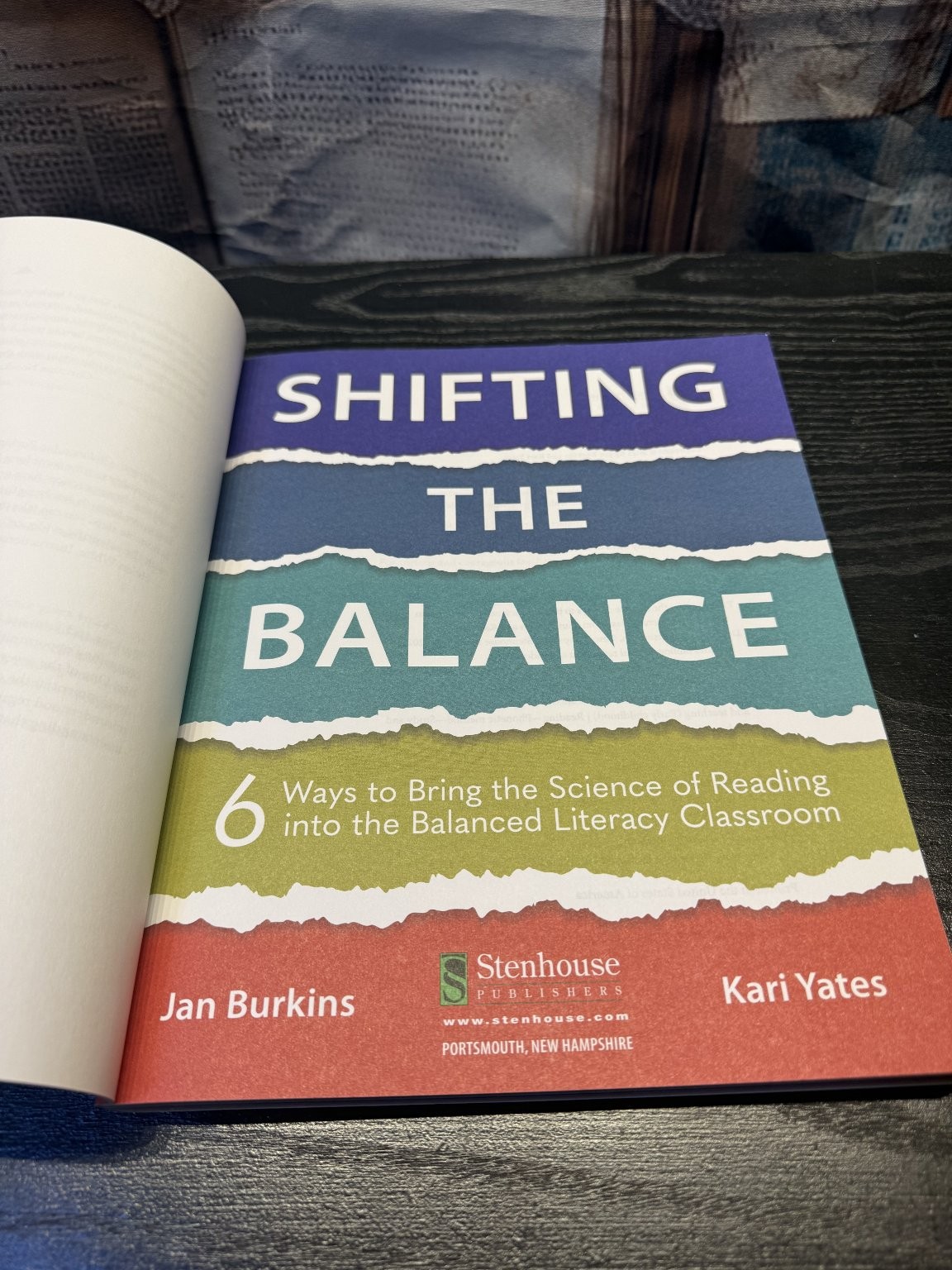 Shifting the Balance Jan Burkins Kari Yates Literacy Reading K-2 2021 Paperback