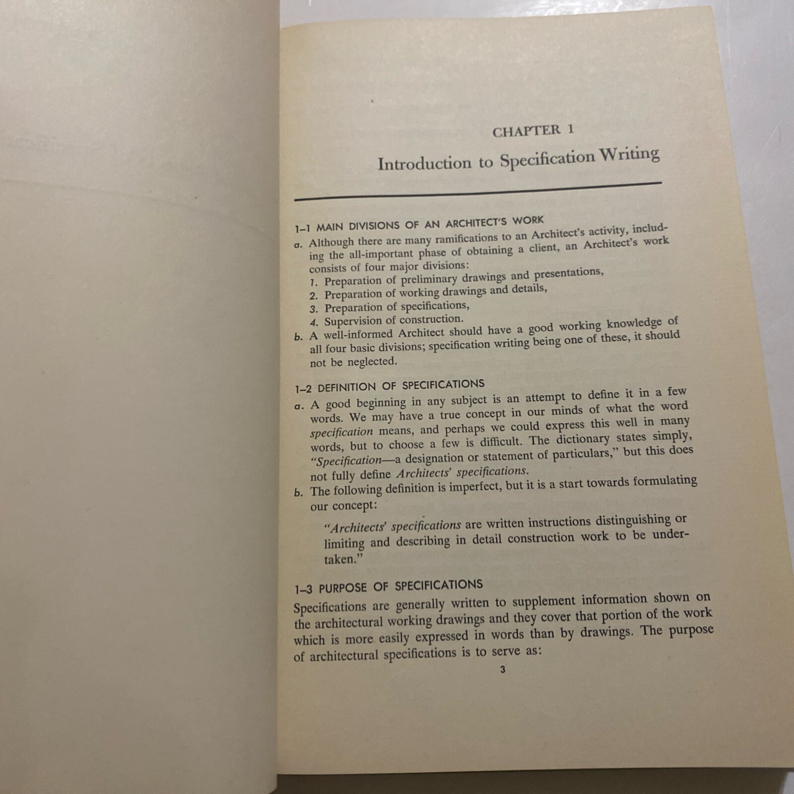 Specifications By H. Griffith Edwards Writing Manual For Architects & Builders
