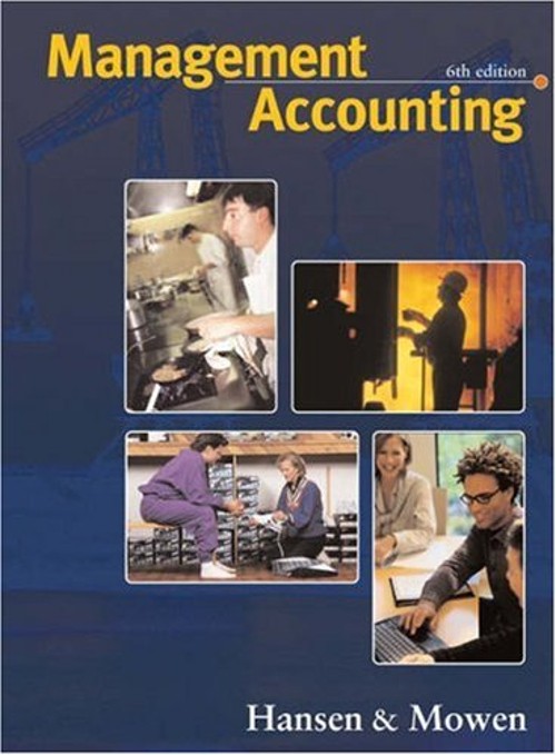 Management Accounting Hardcover Maryanne M., Hansen, Don R. Mowen