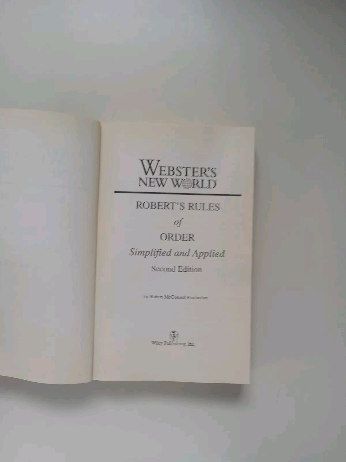 Robert’s Rules of Order : Simplified and Applied by Robert McConnell Robert…