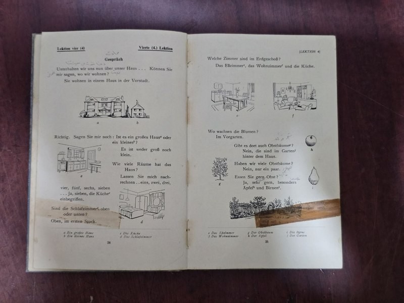 Linguaphone Deutscher Kursus Language Learning Set Vinyl Books In Case ألماني