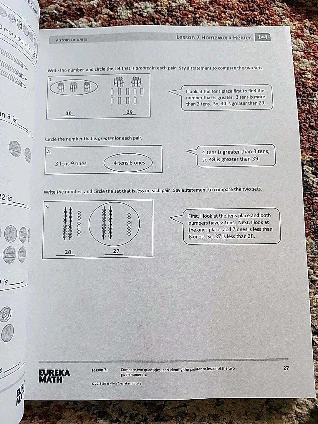 Eureka Math Gr. 1 Mod. 4-6 Succeed Homework Practice Homeschool Workbook