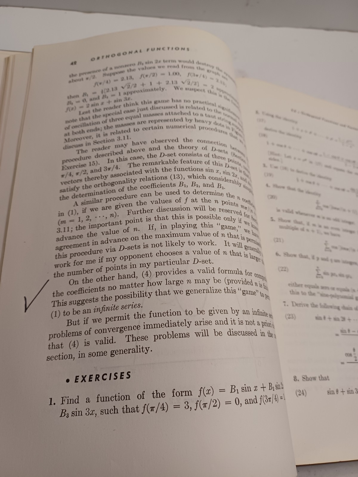 Fourier Series and Orthogonal Functions by Harry F. Davis – Hardcover – 1968