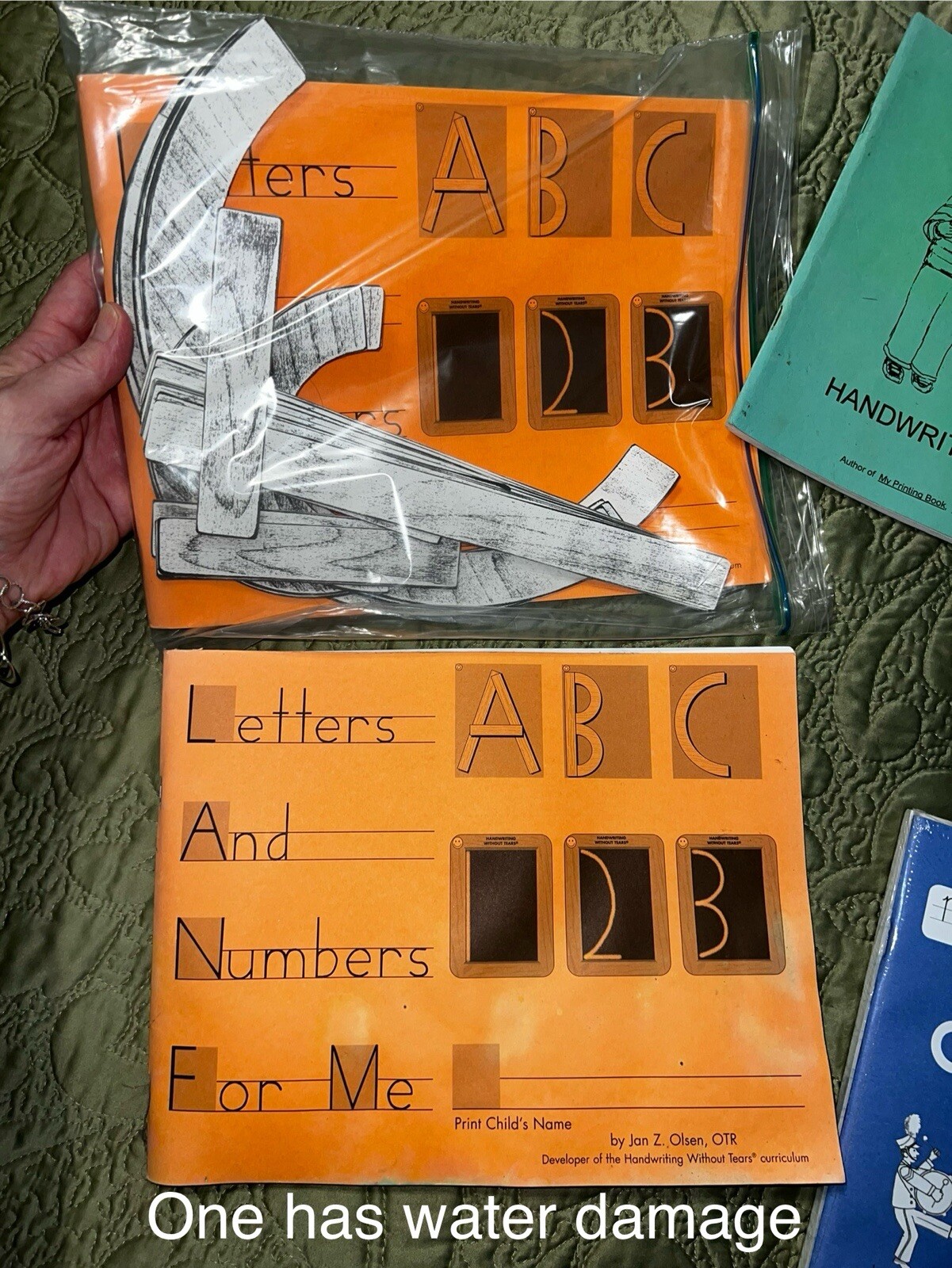 Handwriting Without Tears ~ Activity Books by Jan Z Olsen Lot Letters Cursive