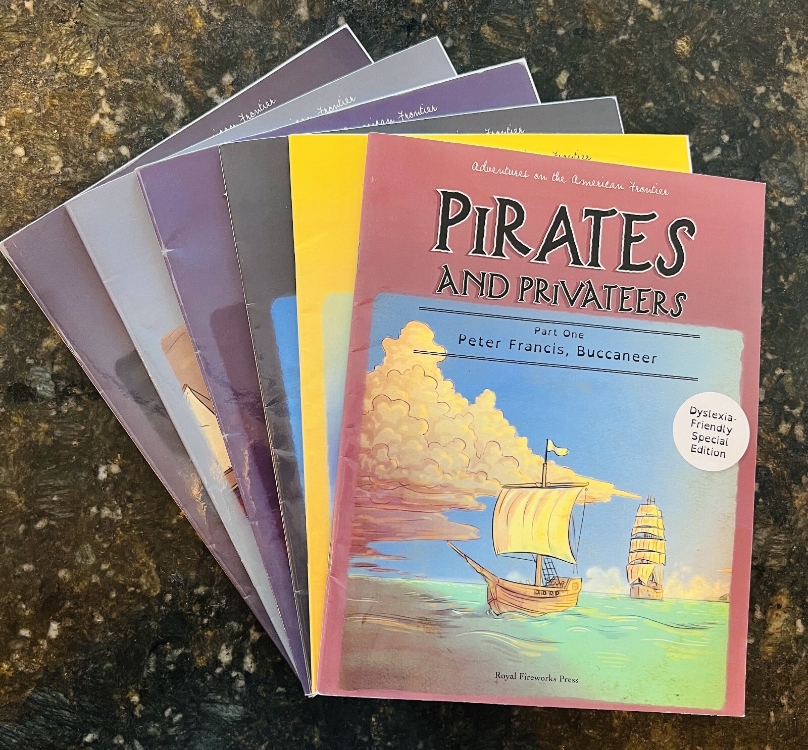 Pirates and Privateers, First 6 Parts, Dyslexia Friendly