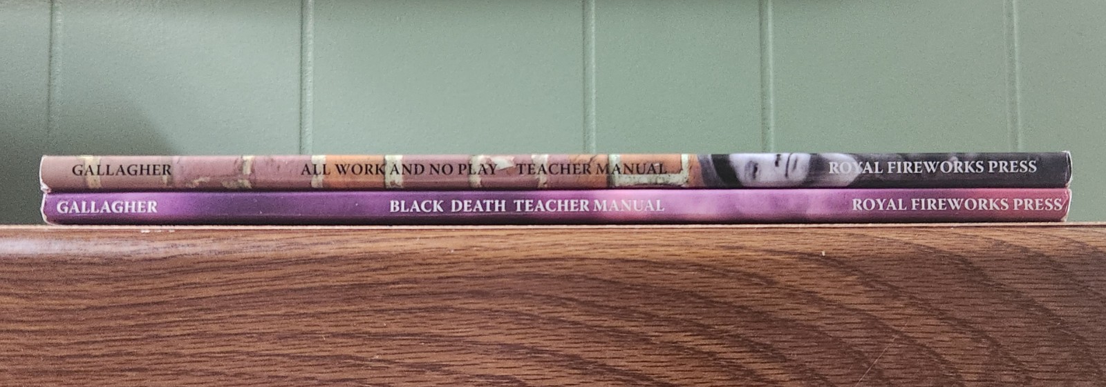 Lot of 2 Royal Fireworks Press S Gallagher All Work No Play & Black Death + Disc
