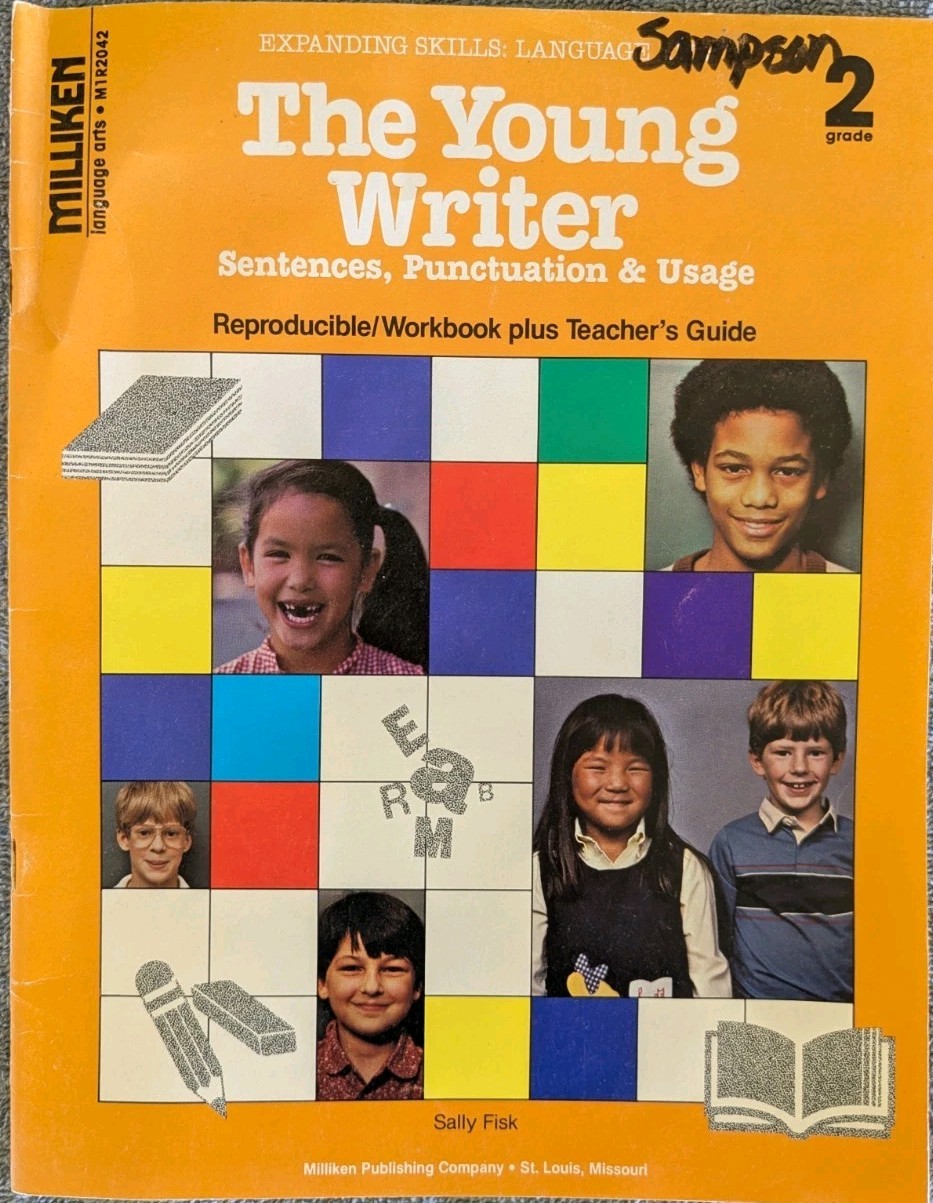 Milliken The Young Writer/2 Grade 2 Beginner Writing Workbook Reproducible 64p