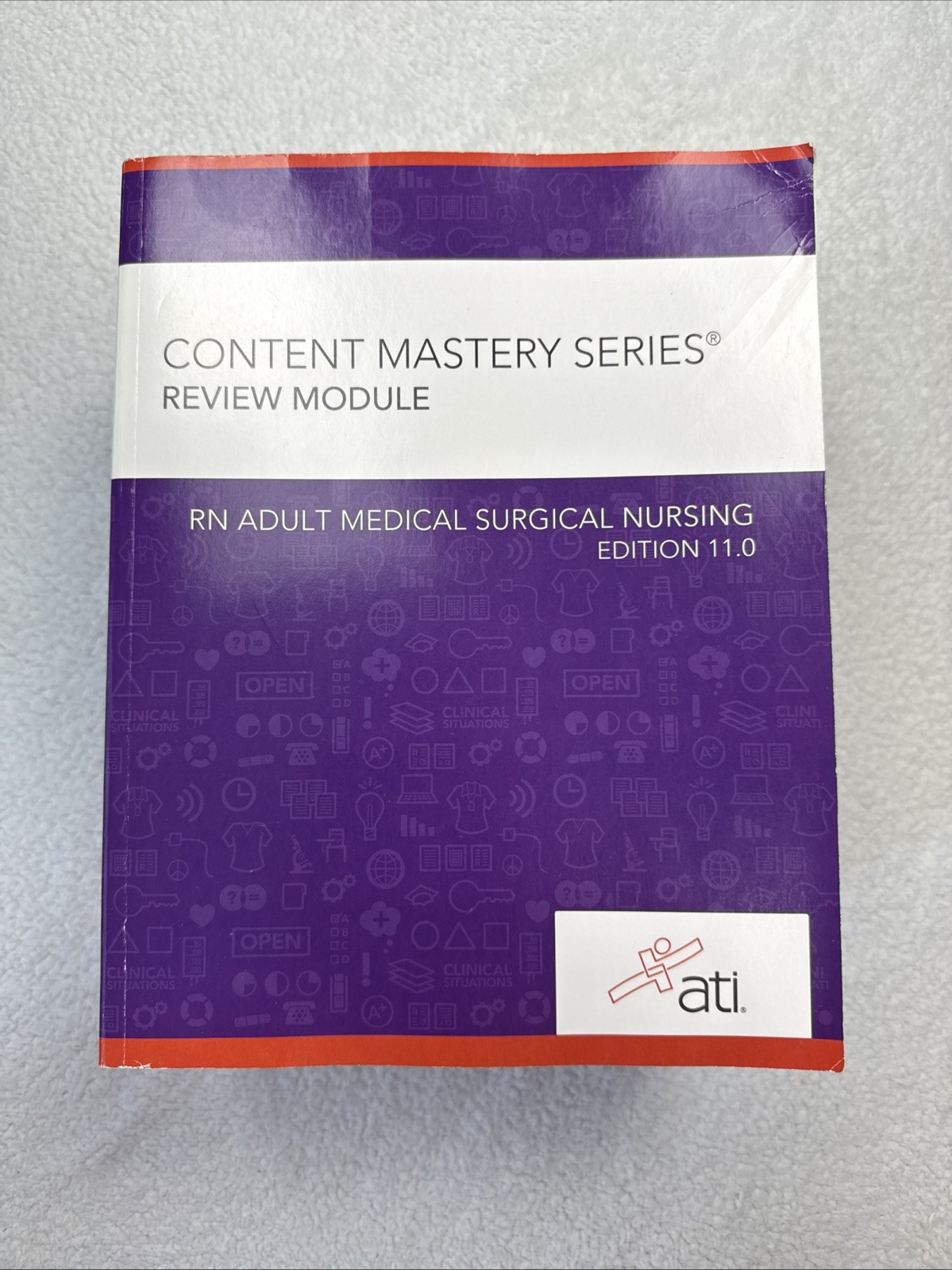 ATI Content Mastery Series RN Nursing Review Modules 8 Books ~ Various Editions