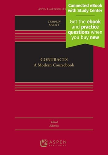 Contracts: A Modern Coursebook [Connected Ebook] by Ben Templin: Used
