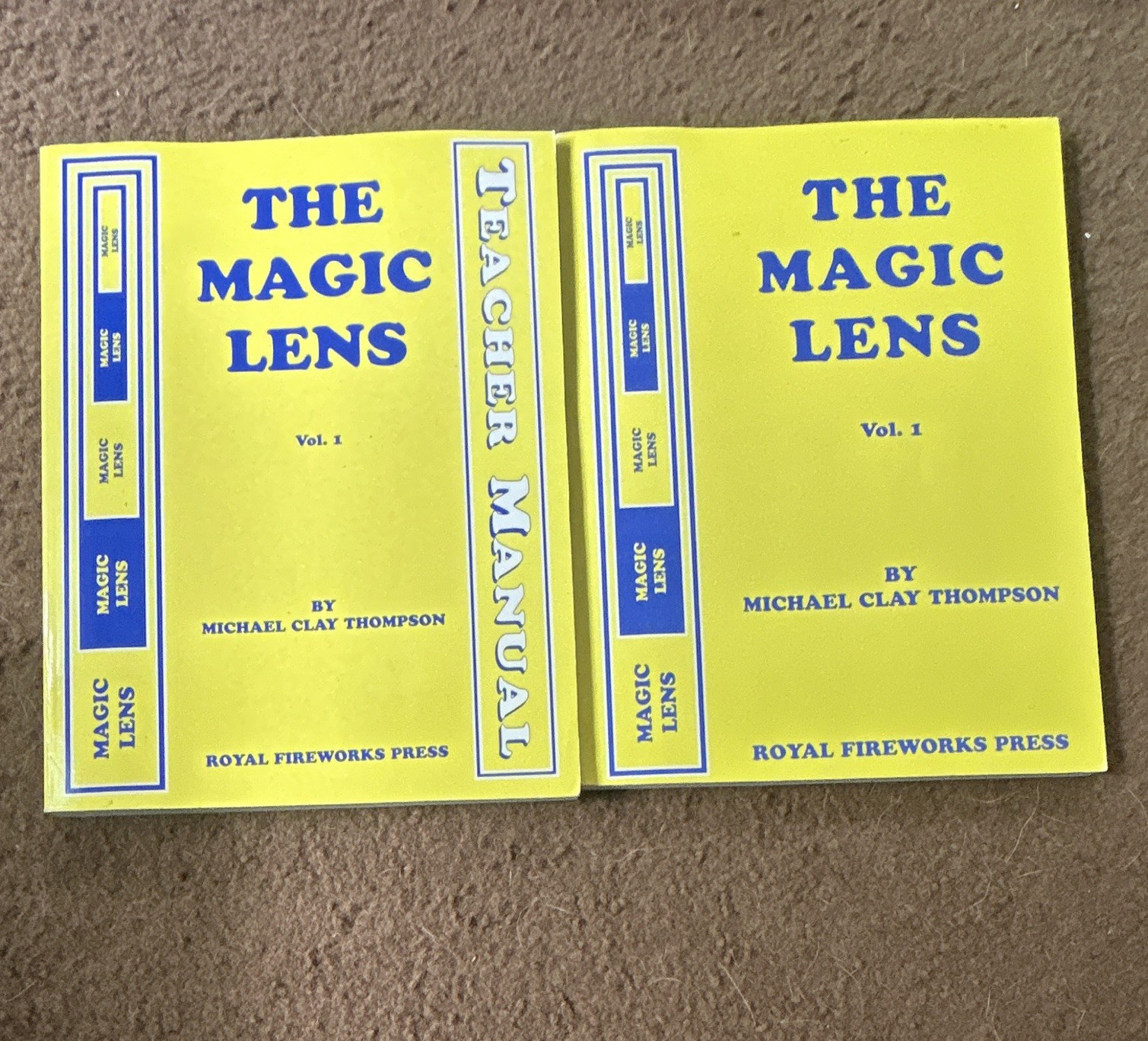 The Magic Lens Vol. 1 Michael Clay Thompson Teacher Manual & Textbook