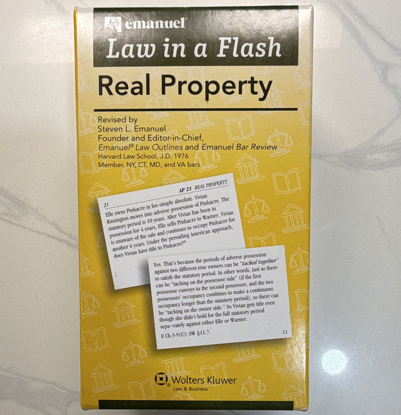 Wolters Kluwer Law in a Flash Real Property Flashcards Steven L Emanuel 2021