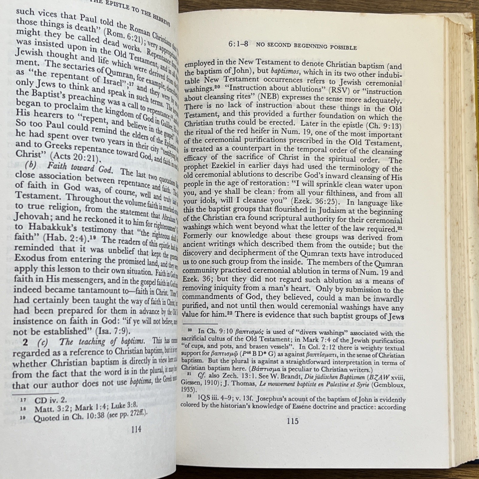 F.F. Bruce The Epistle to the Hebrews NICNT Hardcover Eerdmans