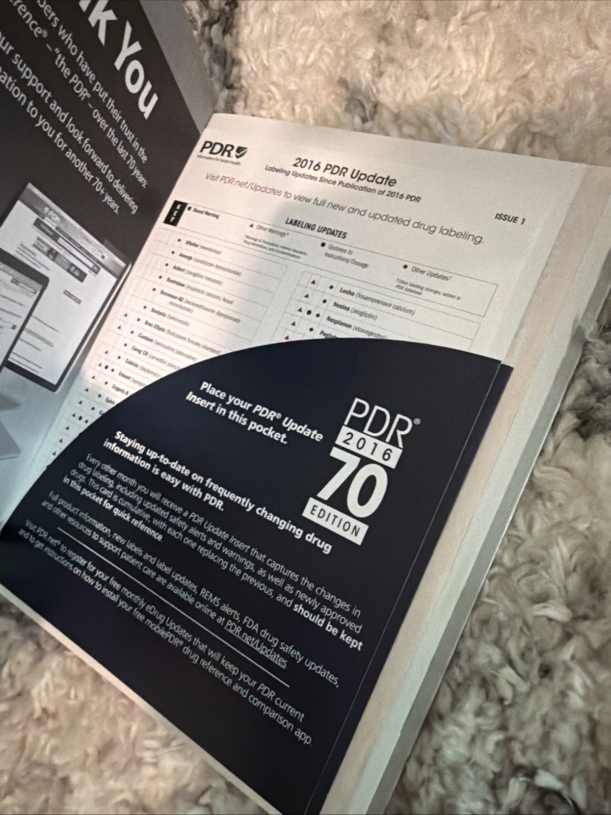 2016 Physicians’ Desk Reference, 70th Edition Hardcover PDR Staff