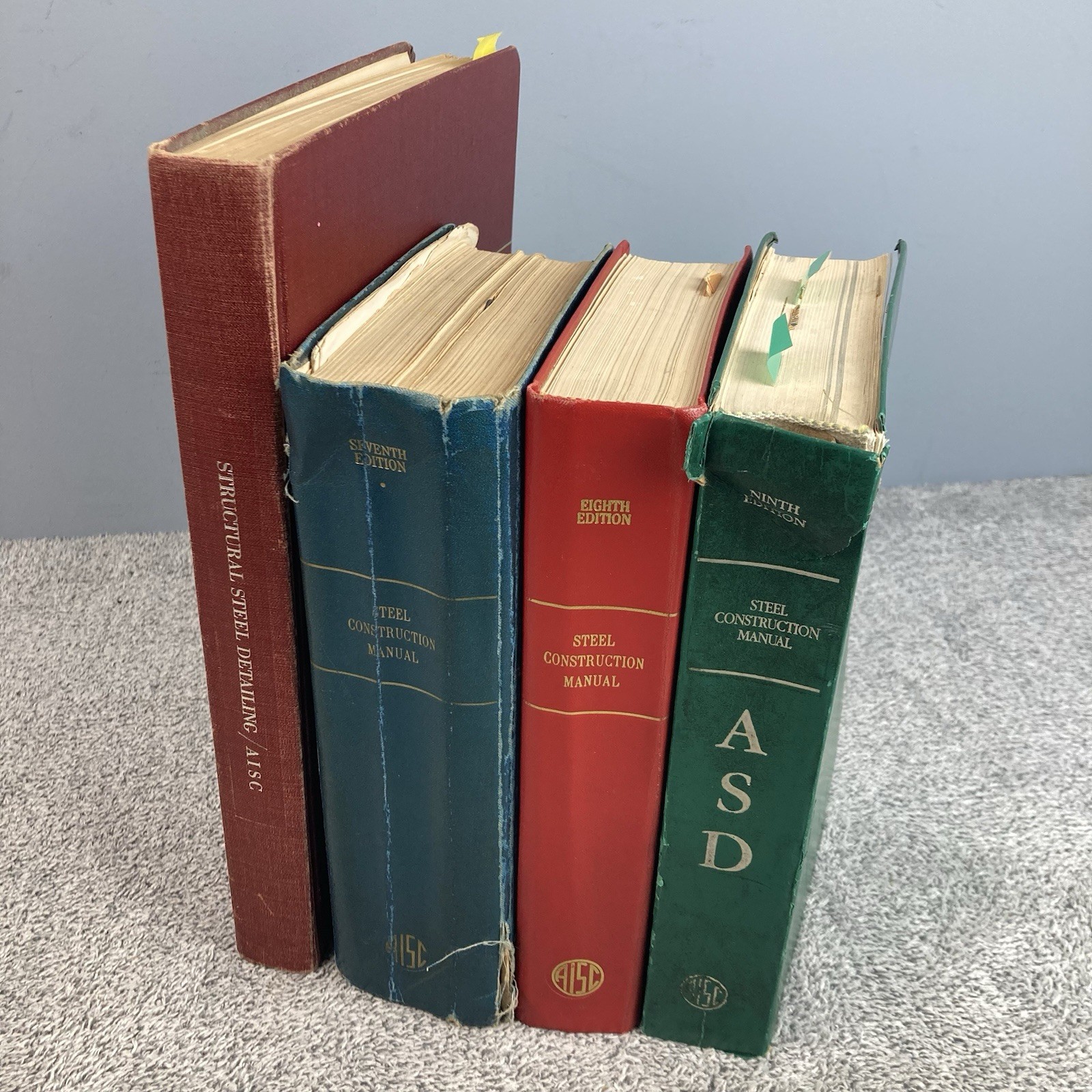 Structural Steel Detail Construction & Stress Design Hardcover Books AISC -Lot 4