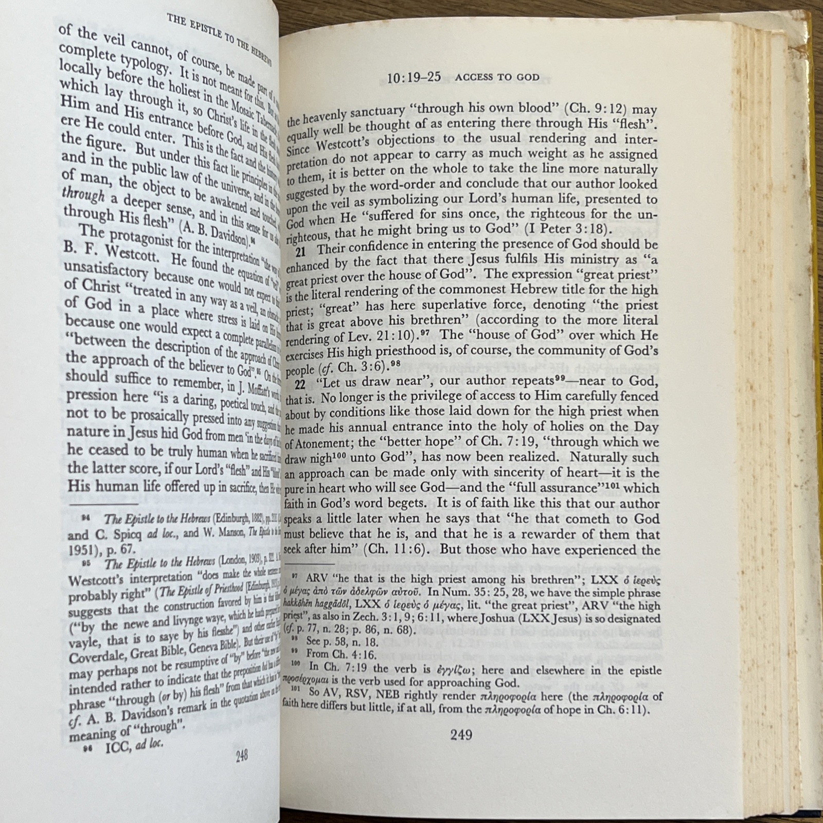 F.F. Bruce The Epistle to the Hebrews NICNT Hardcover Eerdmans