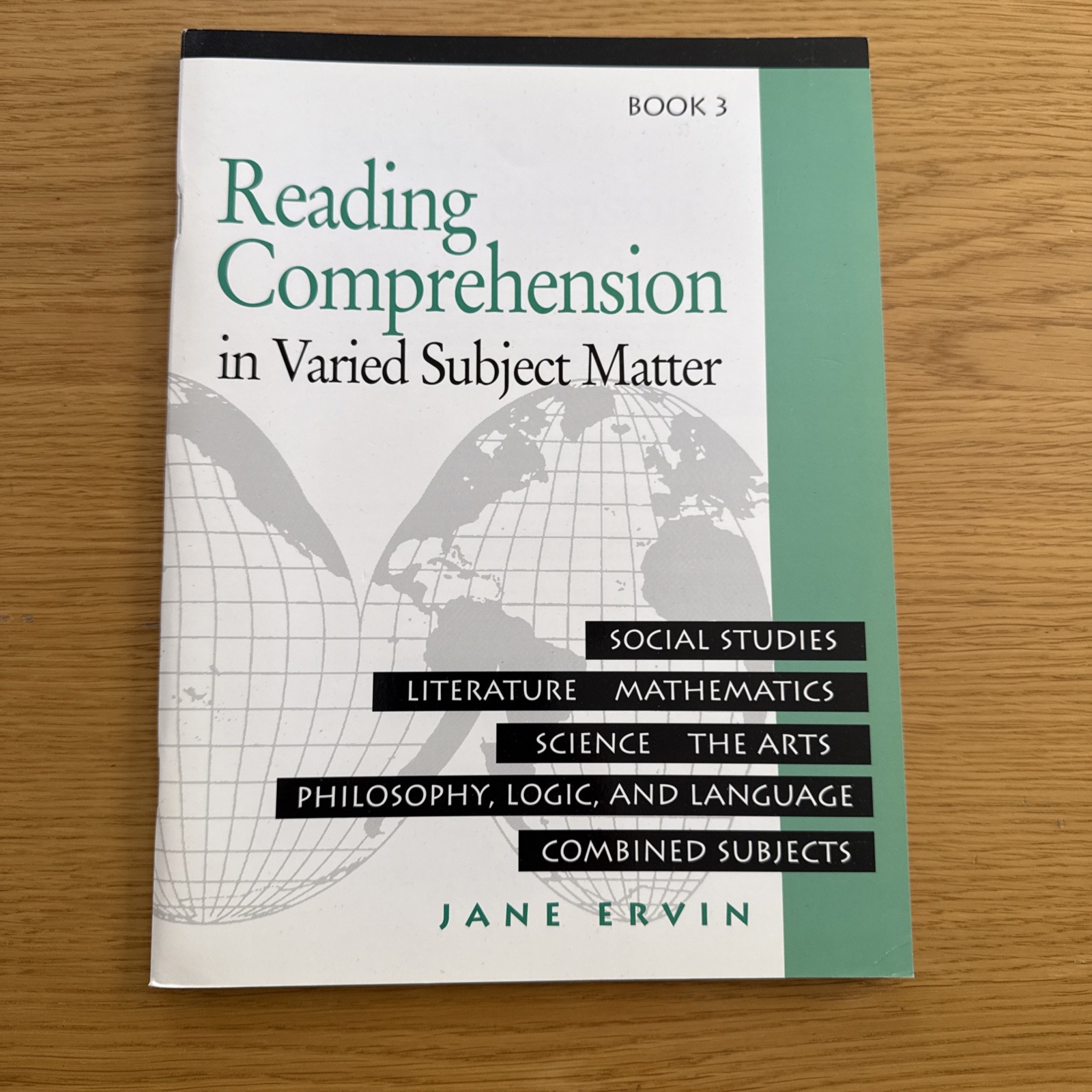 Reading Comprehension in Varied Subject Matter Book 3