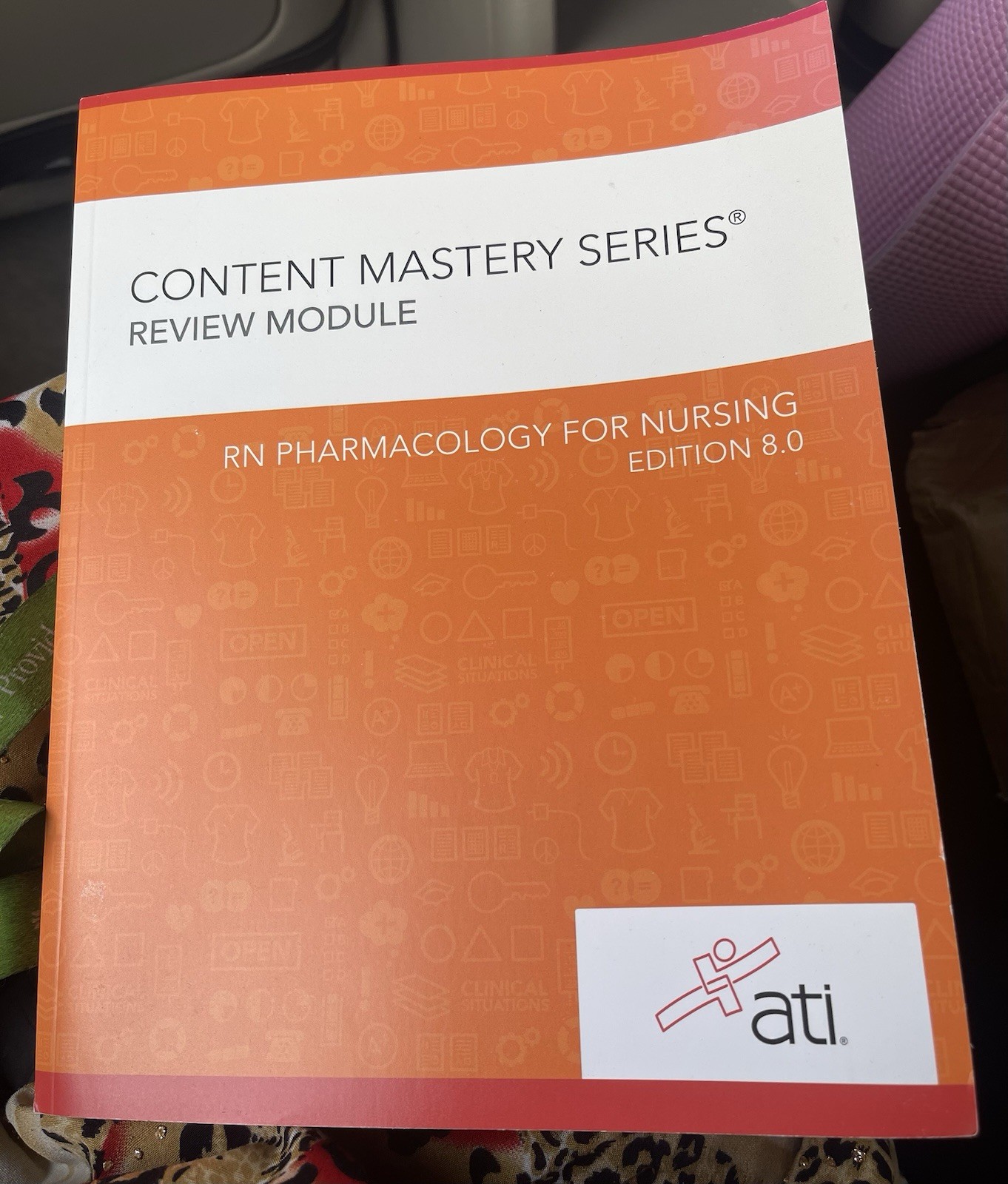 CONTENT MASTERY SERIES RN PHARMACOLOGY FOR NURSING – ati – EDITION 8.0 VERY GOOD