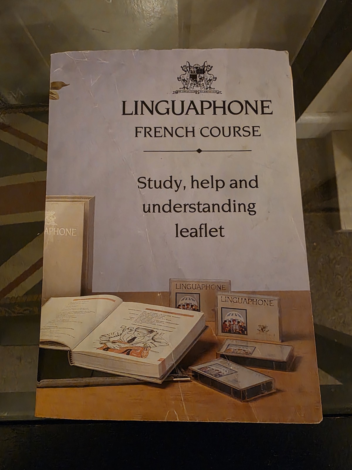 Vintage Linguaphone French Course Handbooks With Cassette Tapes & Manual