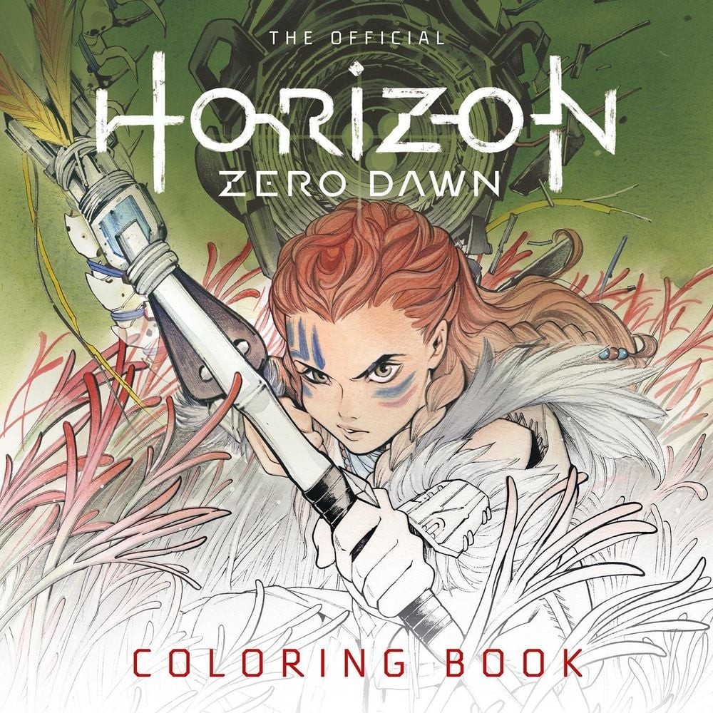 The Official Horizon Zero Dawn Coloring Book by Ann Maulina (English) Paperback