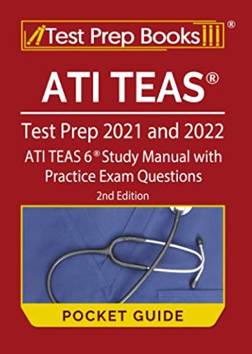 ATI TEAS TEST PREP 2021 AND 2022 POCKET GUIDE: ATI TEAS 6 By Tpb Publishing *VG*