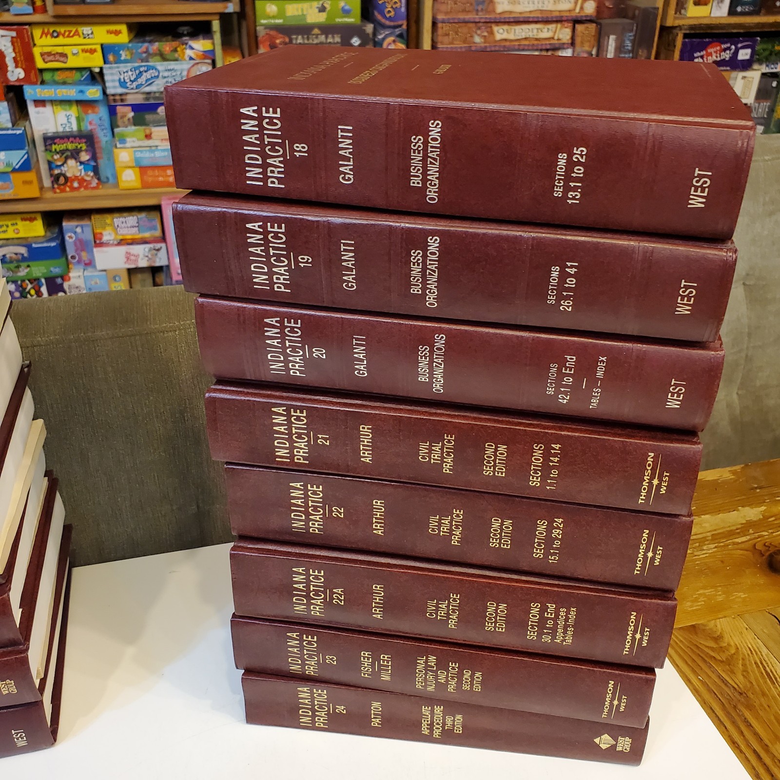 Indiana Practice+Supplements Trial Rules Of Procedure Annotated Forms Law Books