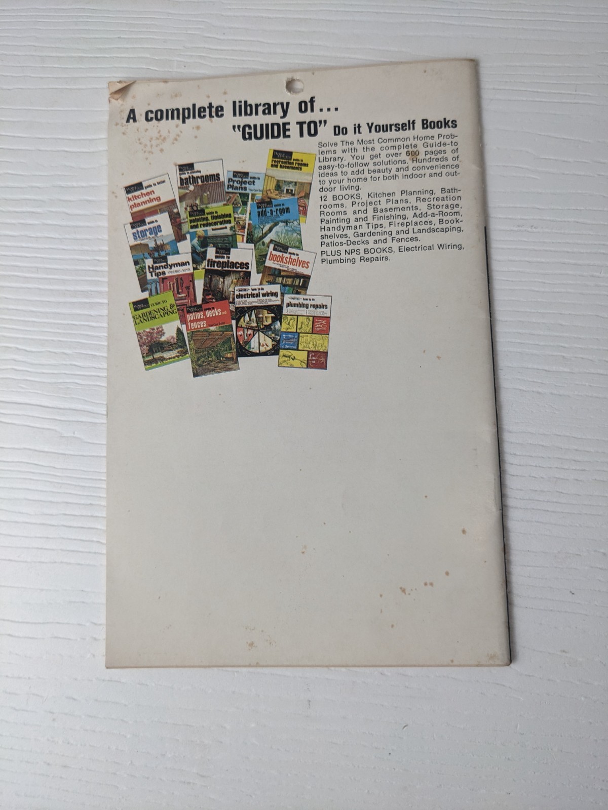 Vintage NPS How To Do Electrical Wiring 1972 booklet