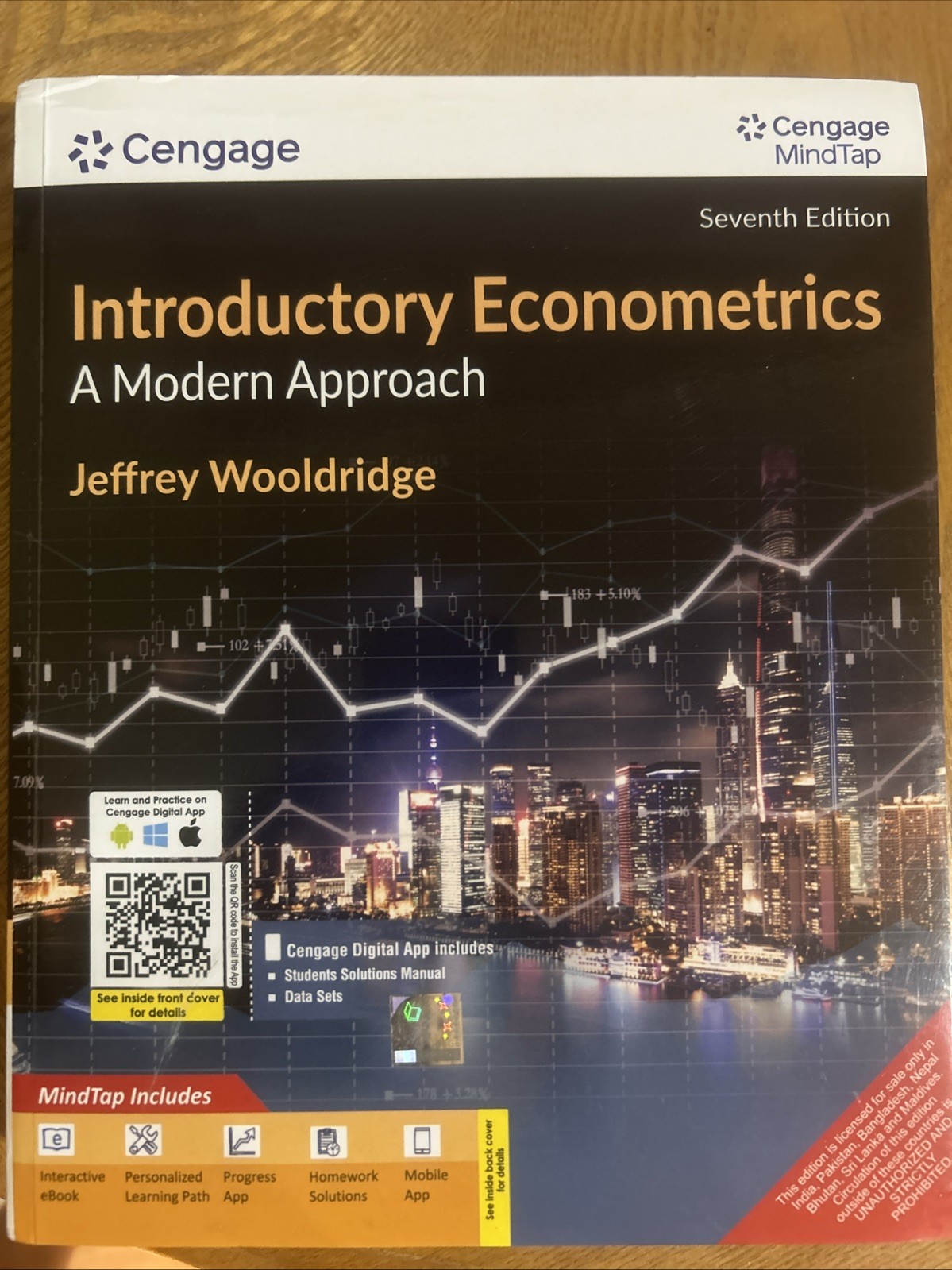Introductory Econometrics: A Modern Approach MindTap, 7E by Jeffrey M. Paperback