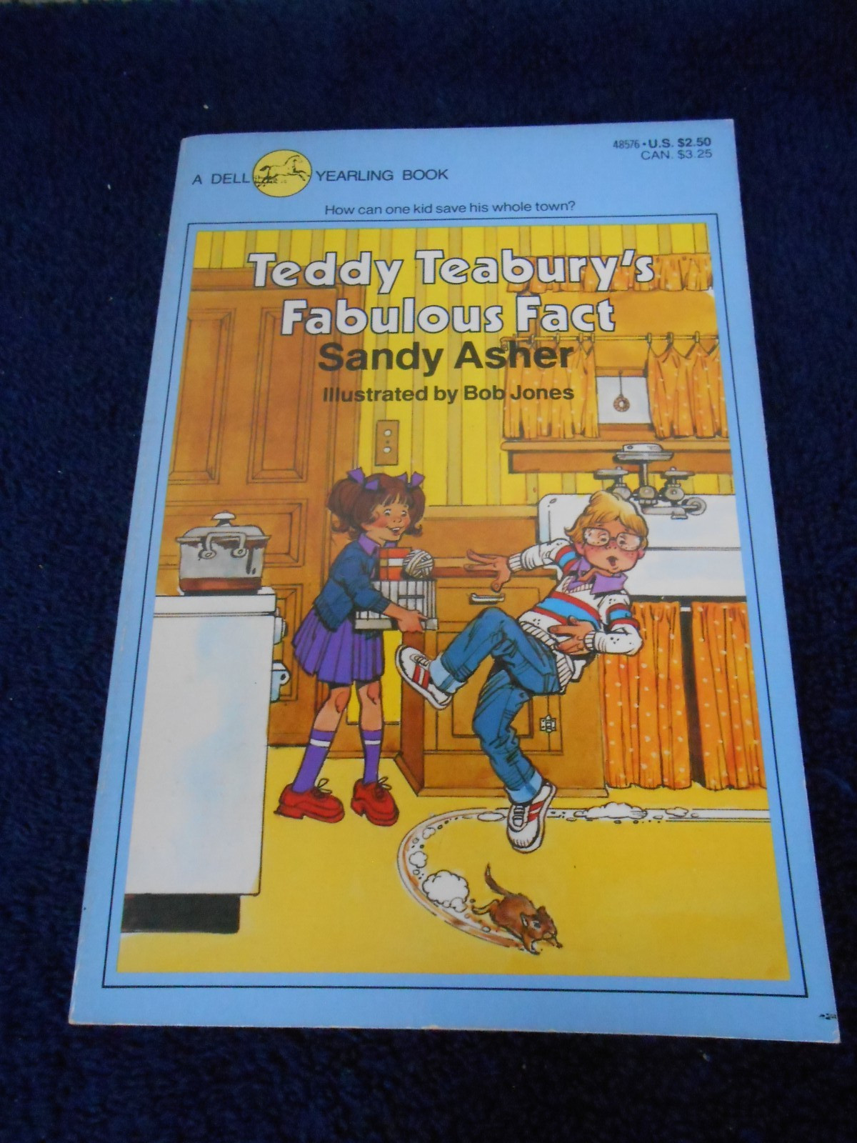 TEDDY TEABURY’S FABULOUS FACT A DELL YEARLING BOOK SANDY ASHER BOB JONES PB D4