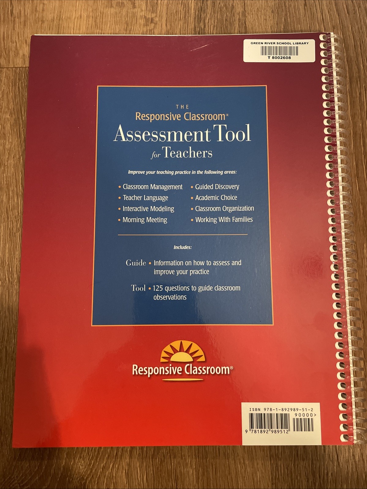 The Responsive Classroom Assessment by Northeast Foundation for Children