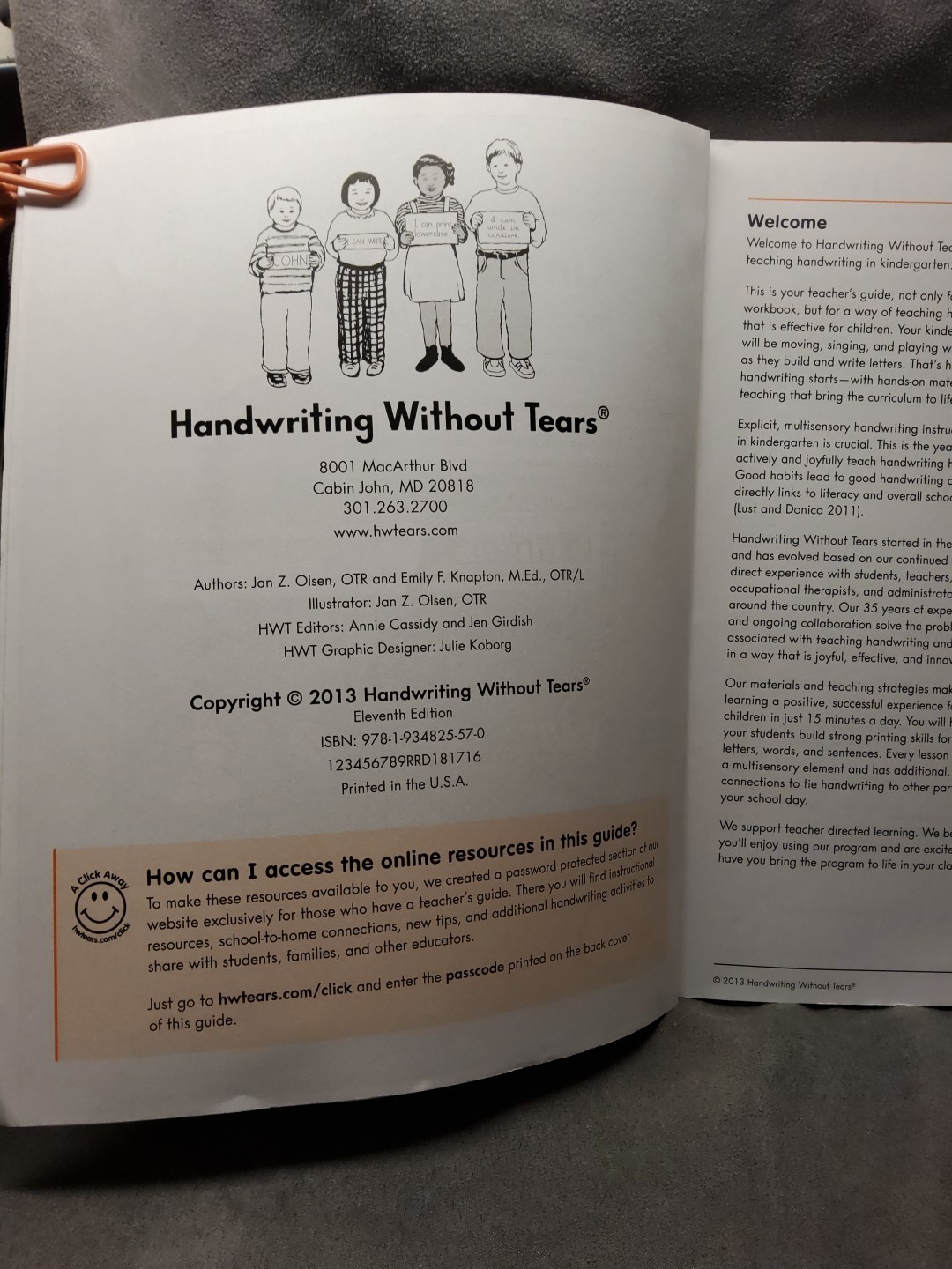 Kindergarten Teacher’s Guide by Jan Z. Olsen and Emily F. Knapton (2013,…