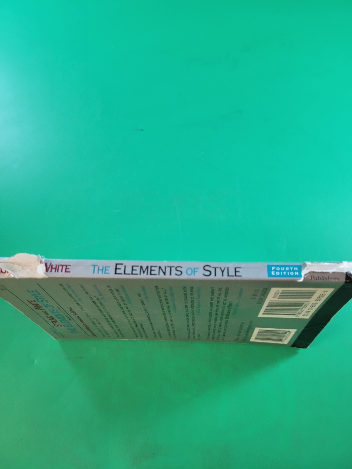 The Elements of Style, Fourth Edition by Strunk Jr., William; White, E. B. PB