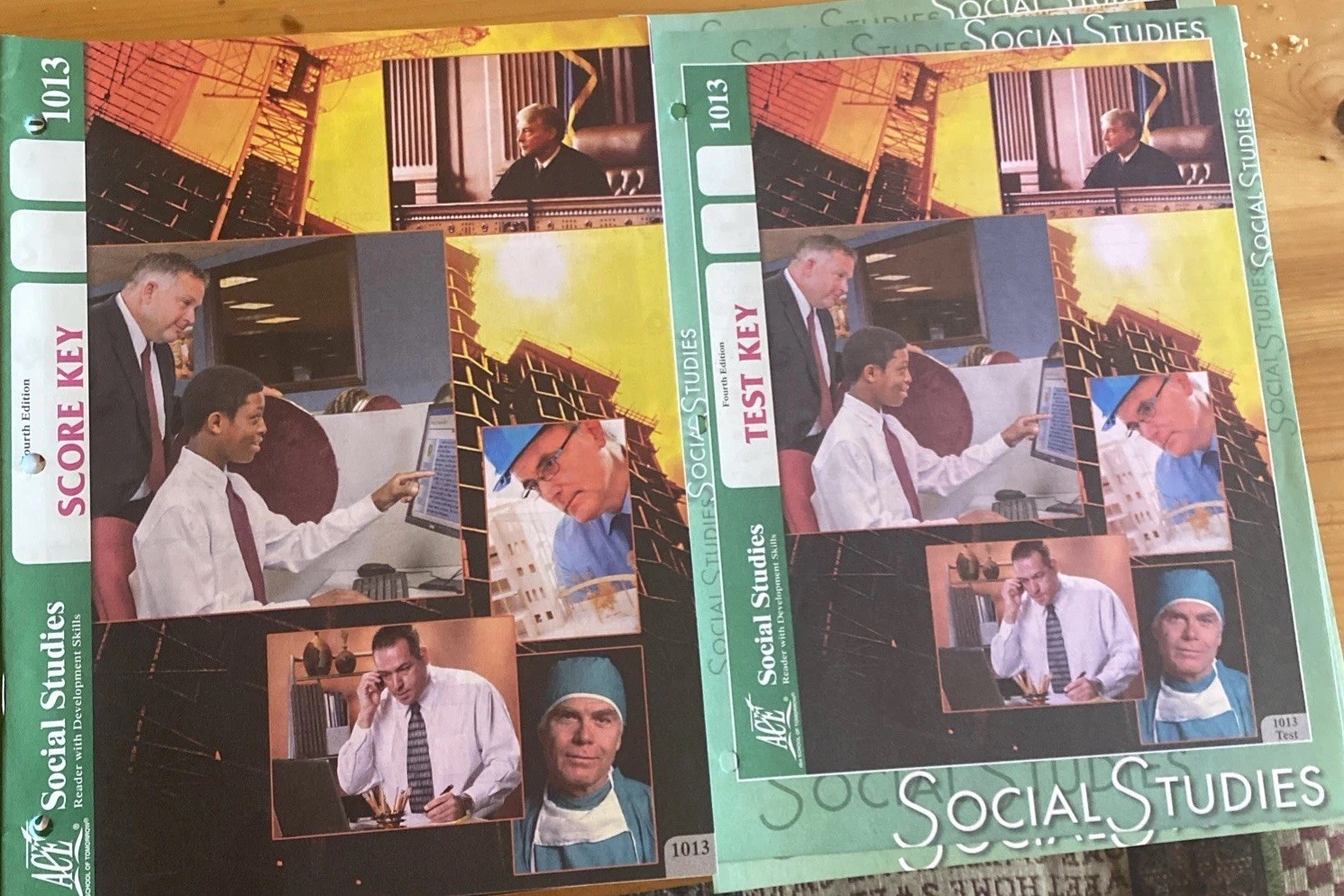 Ace Pace 2nd Grade Social Studies Score Key & Test Keys , 1013-1024 Open Pack