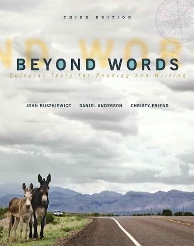 Beyond Words (3rd Edition) – Paperback By Ruszkiewicz, John J. – ACCEPTABLE