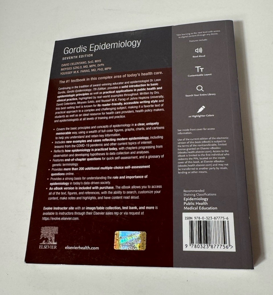 Gordis Epidemiology 7th Edition Moyses Szklo David D. Celentano 2024