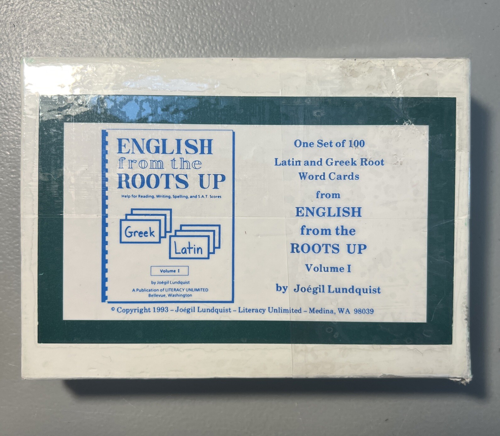 English from the Roots Up, Volume 1 (Flashcards only)
