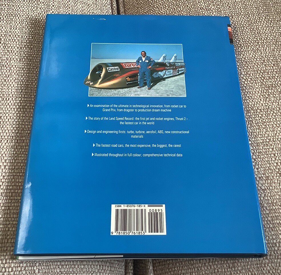 AUTOMOBILE RECORD BREAKERS ROCKET TO ROAD DAVID TREMAYNE HARDBACK 128 PAGES