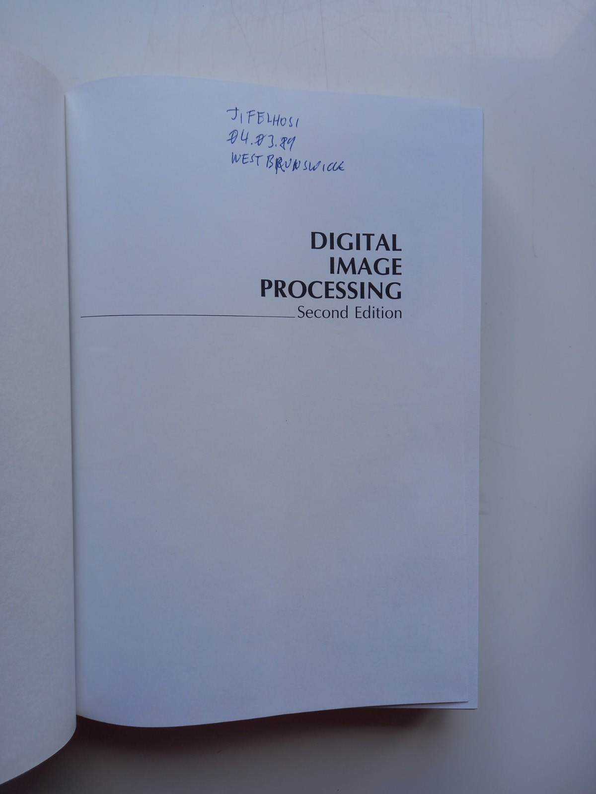 Digital Image Processing 2nd Ed Gonzalez Wintz Addison Wesley HC 1987