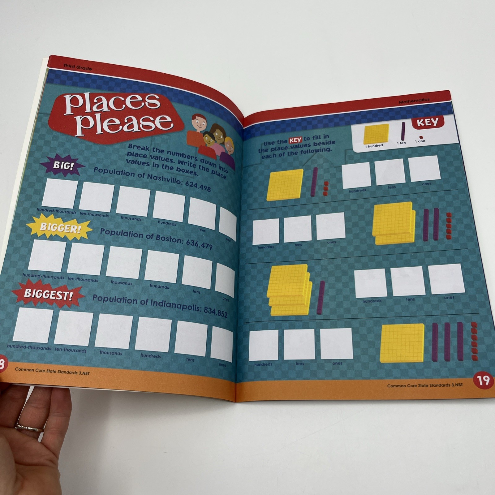 Common Core Workbook Grade 3 Mathematics 32 pages (2018, Paperback) Homeschool