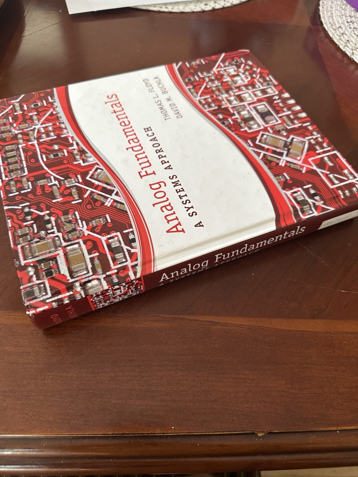 Pearson Analog Fundamentals: A Systems Approach Floyd Buchla HC 2003