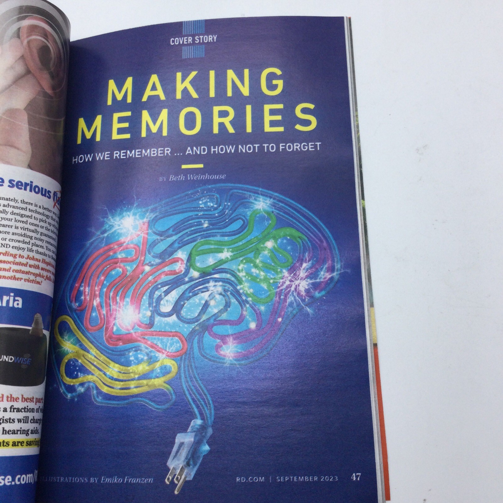READERS DIGEST “HOW TO BOOST YOUR MEMORY,” Sept 2023, 110 Pages, New